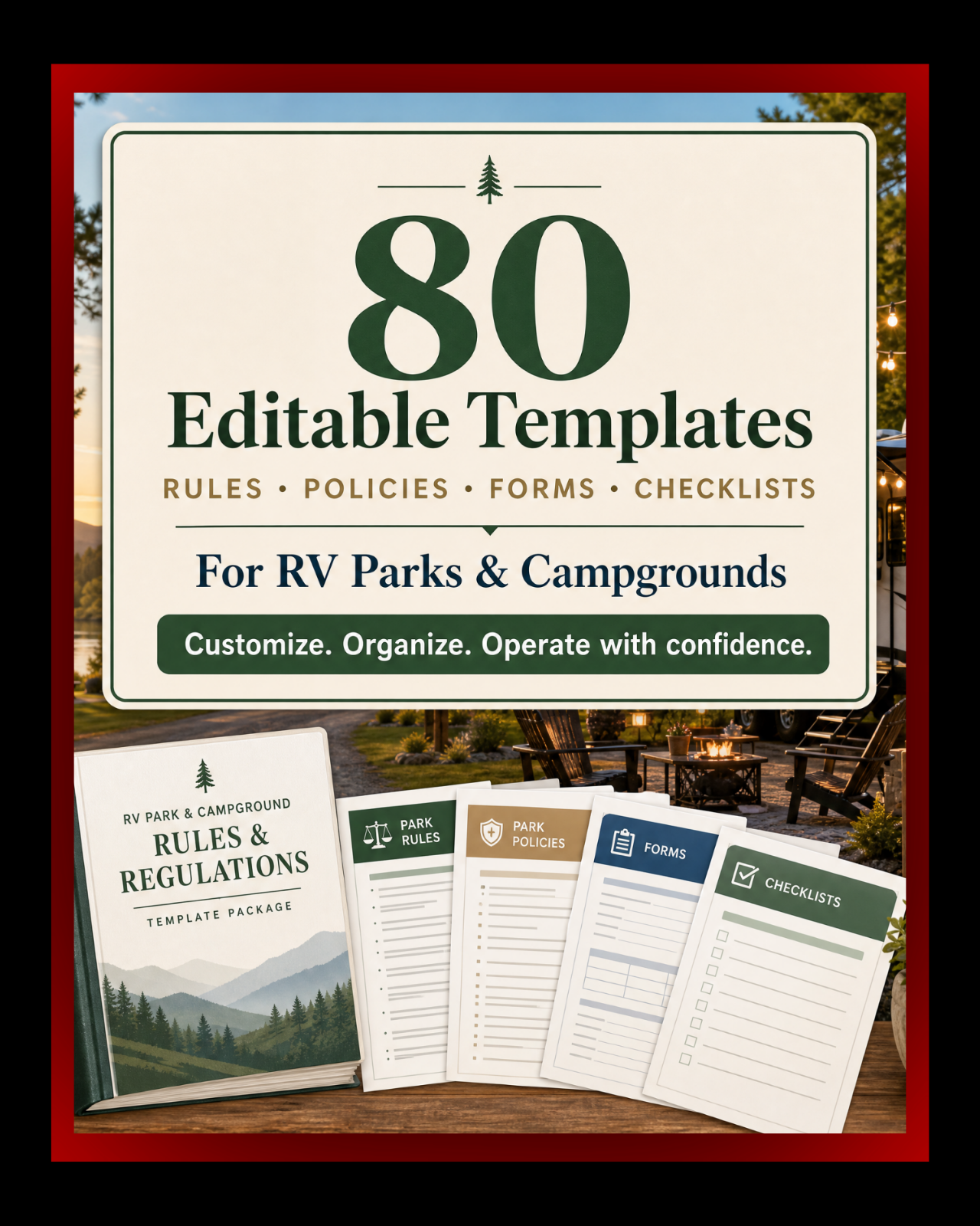 The Ultimate RV Park & Campground Rules & Regulations Template Package