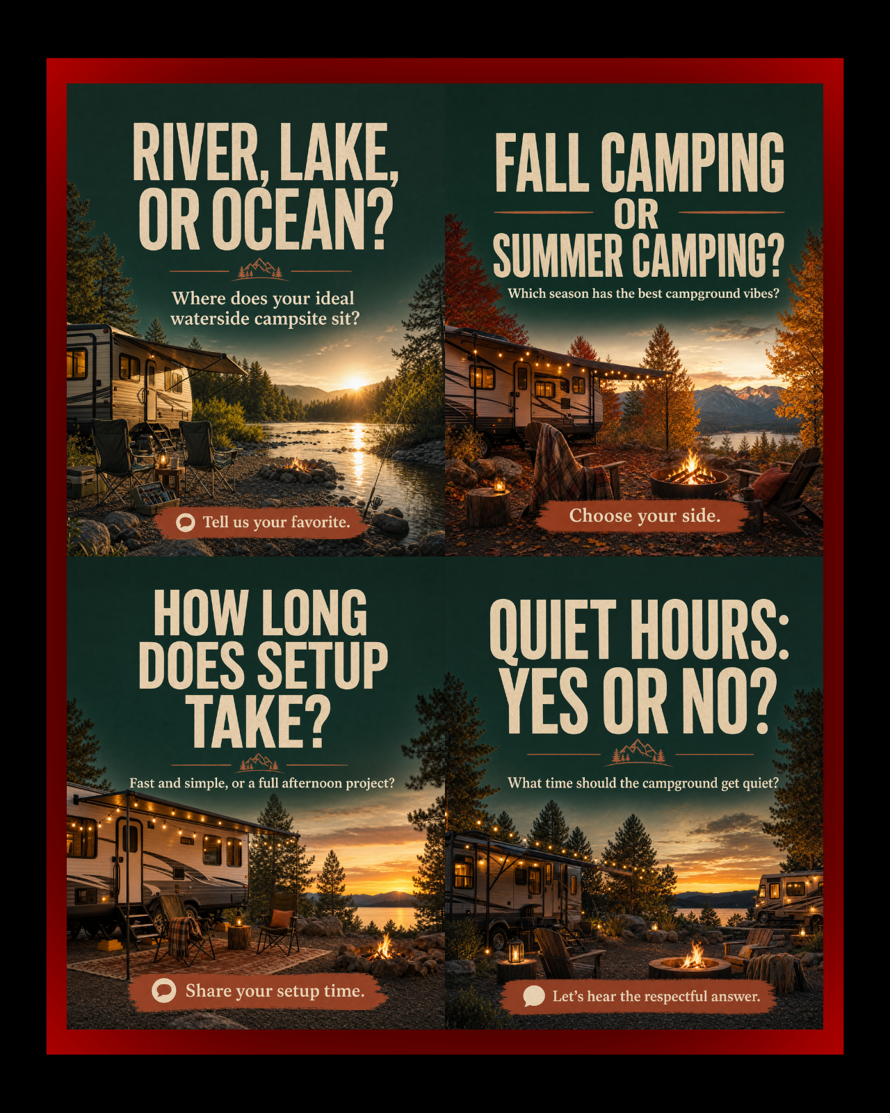 The Mobile Real-Estate King: 30 Premium Vertical Engagement Posts for RV Parks & Campgrounds