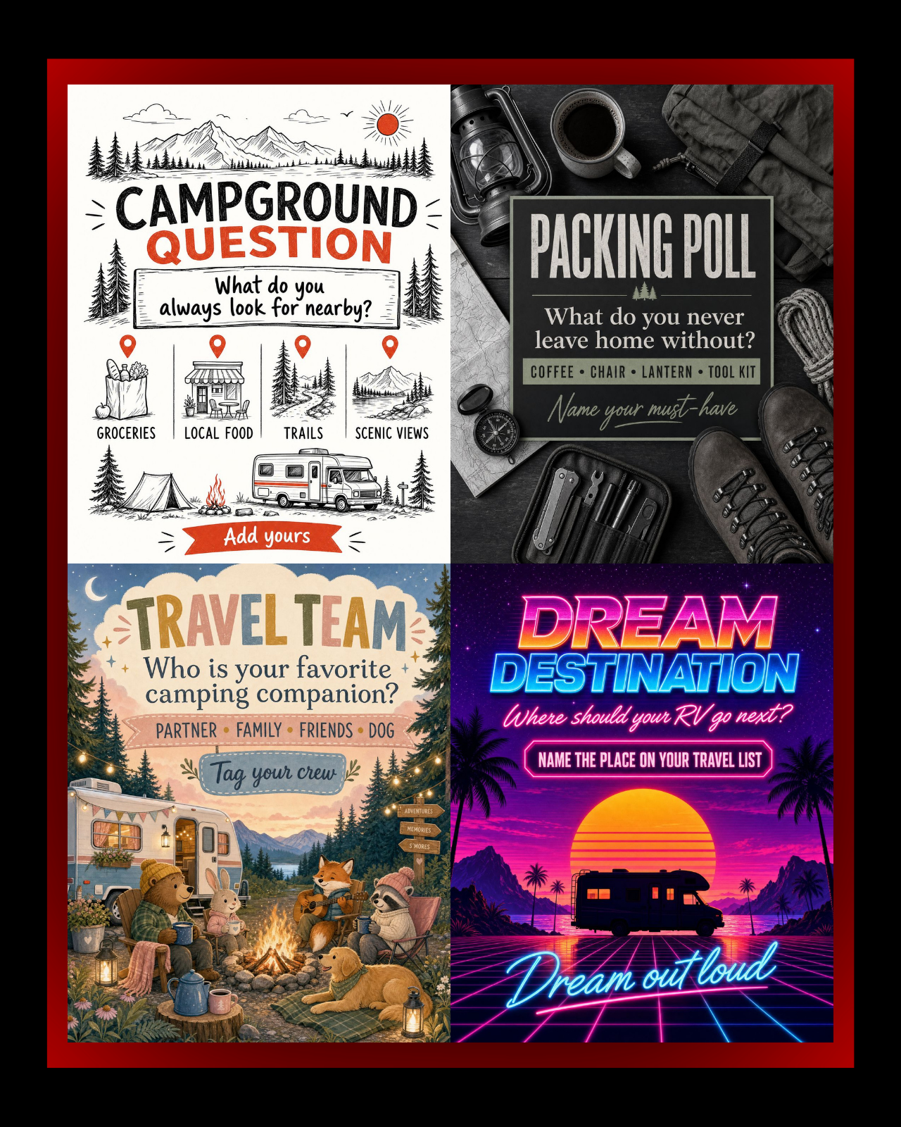 The Ultimate Mobile-First Engagement Pack: 30 Bold 4:5 Social Media Graphics for RV Parks & Campgrounds