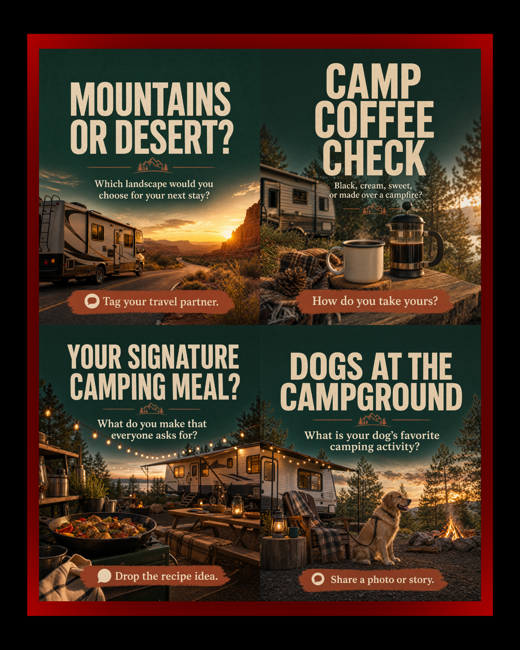 The Mobile Real-Estate King: 30 Premium Vertical Engagement Posts for RV Parks & Campgrounds