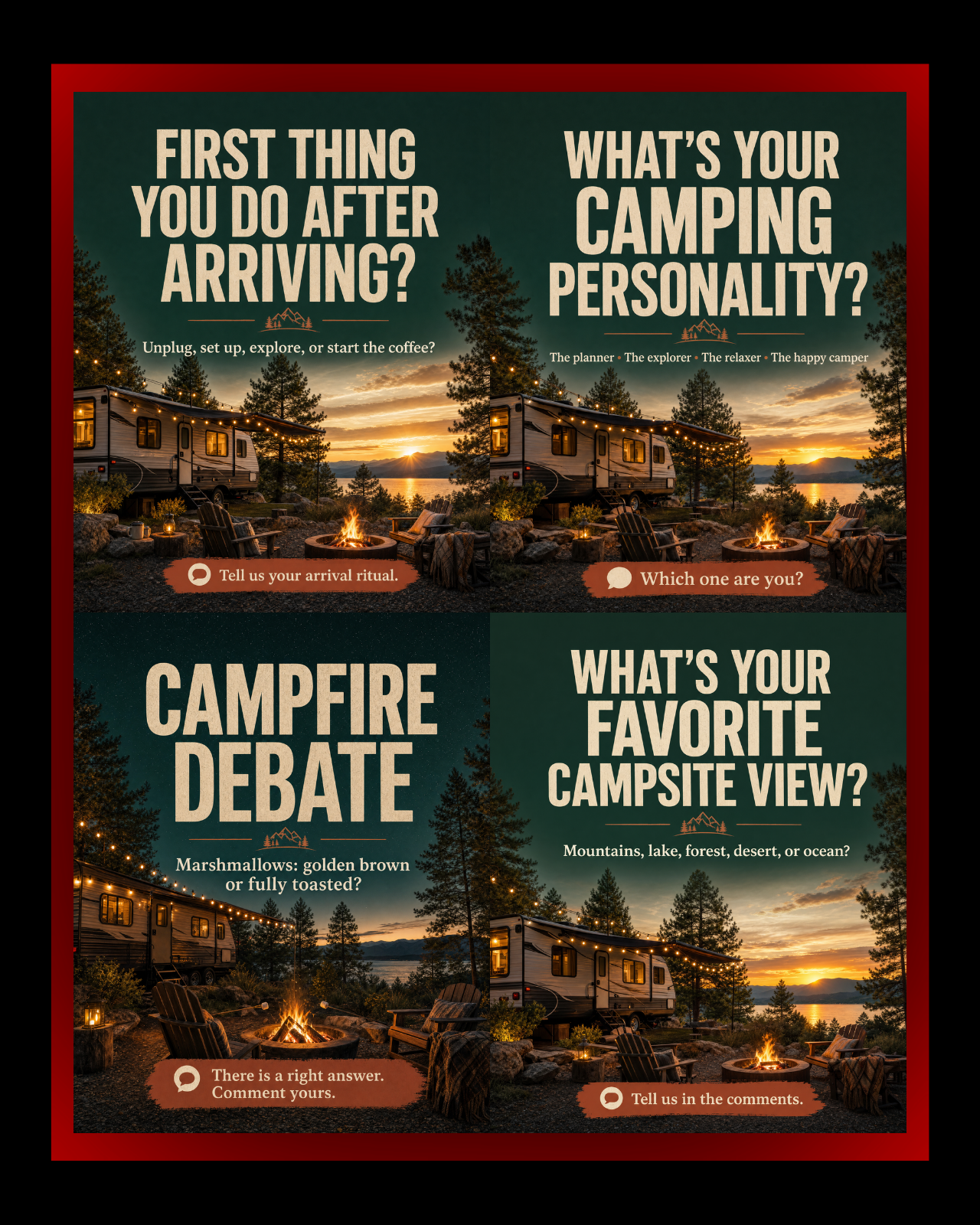 The Mobile Real-Estate King: 30 Premium Vertical Engagement Posts for RV Parks & Campgrounds